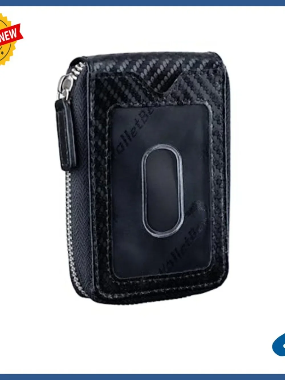 Carbon Fiber RFID Blocking Wallet Slim Front Pocket Design
